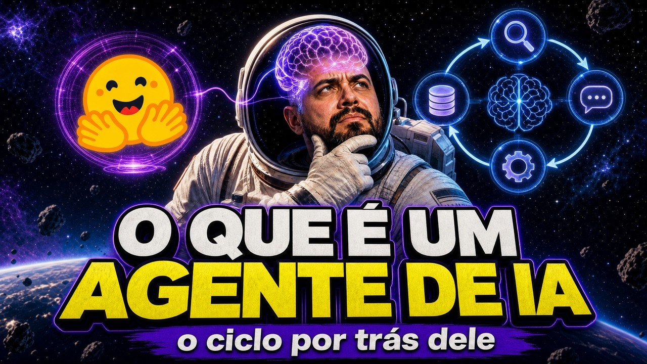 Thumbnail do curso gratuito de Agentes de IA